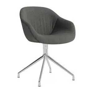 Hay - AAC221 Stol Poleret alu 4-stjernet drejefod Standard glider