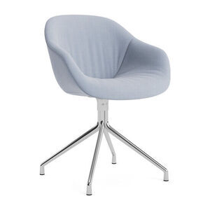Hay - AAC221 Chair Polished alu 4 star swivel base Standard glider