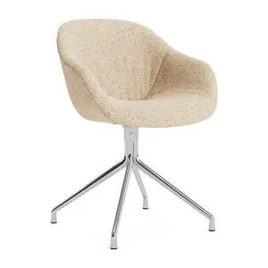 Hay - AAC221 Stol Poleret alu 4-stjernet drejefod Standard glider