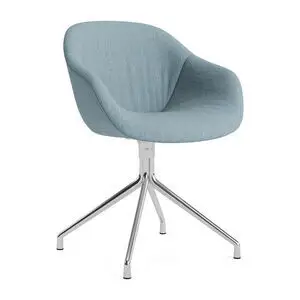 Hay - AAC221 Stol Poleret alu 4-stjernet drejefod Standard glider