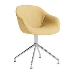 Hay - AAC221 Stol Poleret alu 4-stjernet drejefod Standard glider