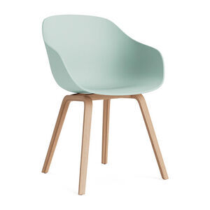 Hay - AAC222 Chair Lacquered oak base Standard glider - Dusty mint 2.0