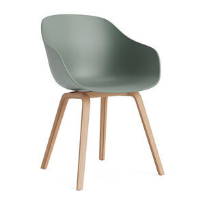 Hay - AAC222 Chair Lacquered oak base Standard glider - Fall green 2.0
