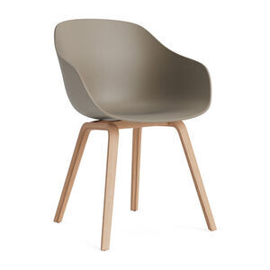Hay - AAC222 Chair Lacquered oak base Standard glider - Khaki 2.0
