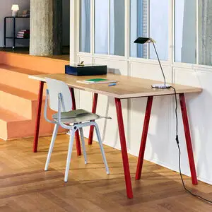 Hay - Loop Stand Table Mørkblå pulverlakeret stålramme - Dybblå