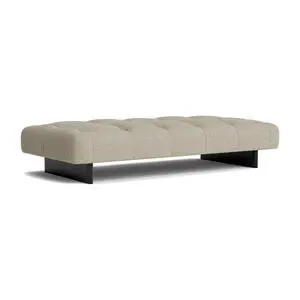 Hay - Quilton Lift Daybed Sortlakeret egetræsstel - Sort
