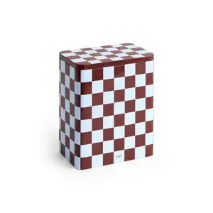 Hay - Tin Container - Light blue and bordeaux