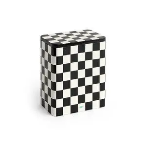 Hay - Tin Container - Off-white and black