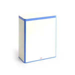Hay - Tin Container - Off-white and sky blue