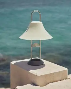 Hay - Mousqueton bærbar lampe - Østers hvid