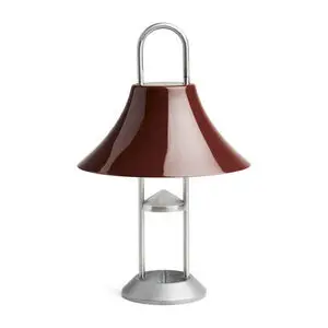 Hay - Mousqueton bærbar lampe - Jernrød