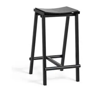 Hay - Taburete 8 Bar stool Low Black powder coated base H65 - Black
