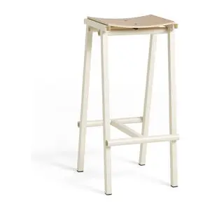 Hay - Taburete 8 Bar stool High Eggshell powder coated base H75 - Eggshell