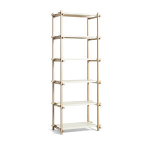 Hay - Woody Shelving Soaped oak frame 2.0 - Almond white