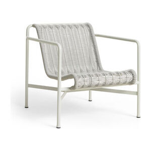 Hay - Palissade Cord Lounge Chair Low - Sky grey