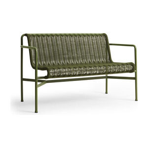 Hay - Palissade Cord Dining Bench w. armrest - Olive