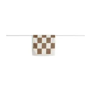Hay - Check bademåtte (økologisk) - Cappuccino