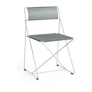Hay - X-Line Chair Hot galvanised base - Moss