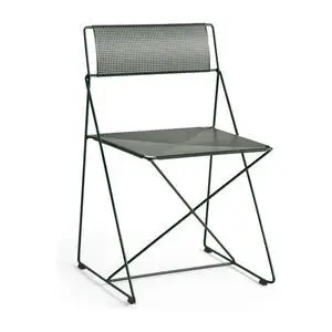 Hay - X-Line Chair Autumn green powder coated steel base 2.0 - Autumn green