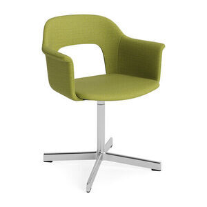 Hay - Layout Lænestol 234 Poleret aluminium 4-stjernet drejefod Standard glider