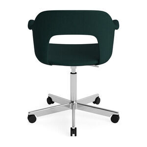 Hay - Layout Lænestol 244 Poleret aluminium 5-stjernet drejestol Gasløft Hjulbase