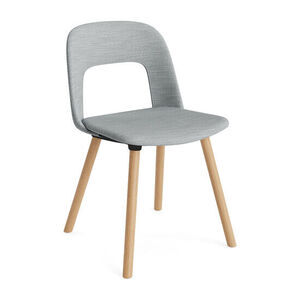 Hay - Layout Chair 124 Lakeret massiv eg 4-benet fod Standard glider