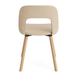 Hay - Layout Chair 124 Lakeret massiv eg 4-benet fod Standard glider