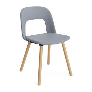 Hay - Layout Chair 124 Lakeret massiv eg 4-benet fod Standard glider