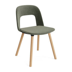 Hay - Layout Chair 124 Lakeret massiv eg 4-benet fod Standard glider