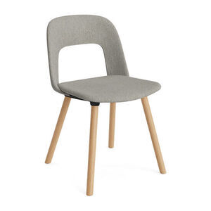 Hay - Layout Chair 124 Lakeret massiv eg 4-benet fod Standard glider