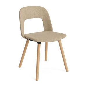 Hay - Layout Chair 124 Lakeret massiv eg 4-benet fod Standard glider