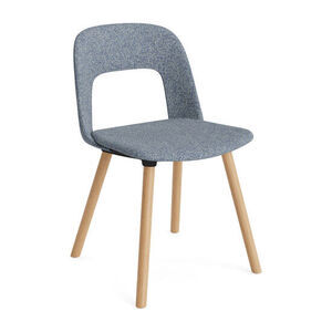 Hay - Layout Chair 124 Lakeret massiv eg 4-benet fod Standard glider