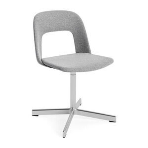 Hay - Layout Chair 134 Poleret aluminium 4-stjernet drejefod Standard glider