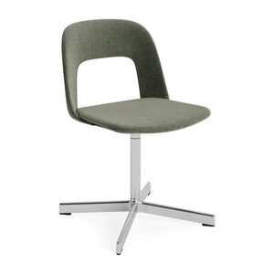 Hay - Layout Chair 134 Poleret aluminium 4-stjernet drejefod Standard glider