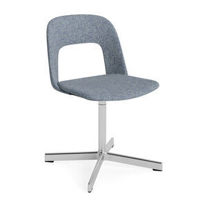 Hay - Layout Chair 134 Poleret aluminium 4-stjernet drejefod Standard glider