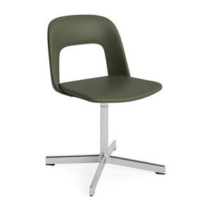 Hay - Layout Chair 134 Poleret aluminium 4-stjernet drejefod Standard glider