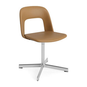 Hay - Layout Chair 134 Poleret aluminium 4-stjernet drejefod Standard glider