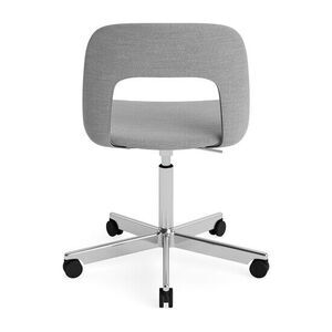 Hay - Layout Chair 144 Poleret aluminium 5-stjernet drejestol Gaslift Hjulbase