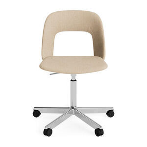 Hay - Layout Chair 144 Poleret aluminium 5-stjernet drejestol Gaslift Hjulbase