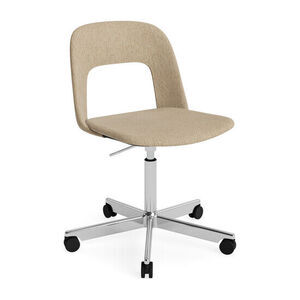 Hay - Layout Chair 144 Poleret aluminium 5-stjernet drejestol Gaslift Hjulbase