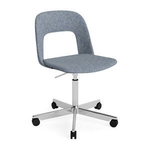 Hay - Layout Chair 144 Poleret aluminium 5-stjernet drejestol Gaslift Hjulbase