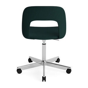 Hay - Layout Chair 144 Poleret aluminium 5-stjernet drejestol Gaslift Hjulbase