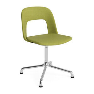 Hay - Layout Chair 154 Poleret aluminium 4-stjernet drejelig buefod Standard glider