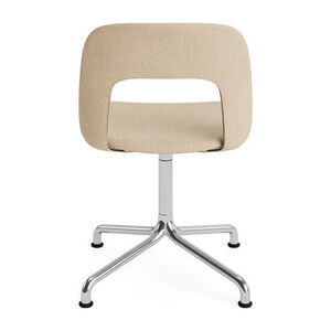 Hay - Layout Chair 154 Poleret aluminium 4-stjernet drejelig buefod Standard glider