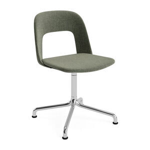 Hay - Layout Chair 154 Poleret aluminium 4-stjernet drejelig buefod Standard glider