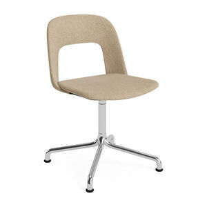 Hay - Layout Chair 154 Poleret aluminium 4-stjernet drejelig buefod Standard glider
