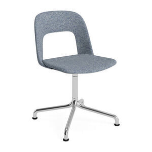Hay - Layout Chair 154 Poleret aluminium 4-stjernet drejelig buefod Standard glider