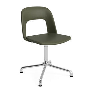 Hay - Layout Chair 154 Poleret aluminium 4-stjernet drejelig buefod Standard glider
