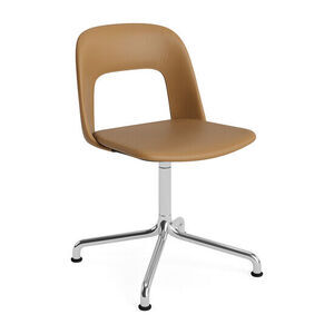Hay - Layout Chair 154 Poleret aluminium 4-stjernet drejelig buefod Standard glider