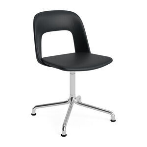 Hay - Layout Chair 154 Poleret aluminium 4-stjernet drejelig buefod Standard glider